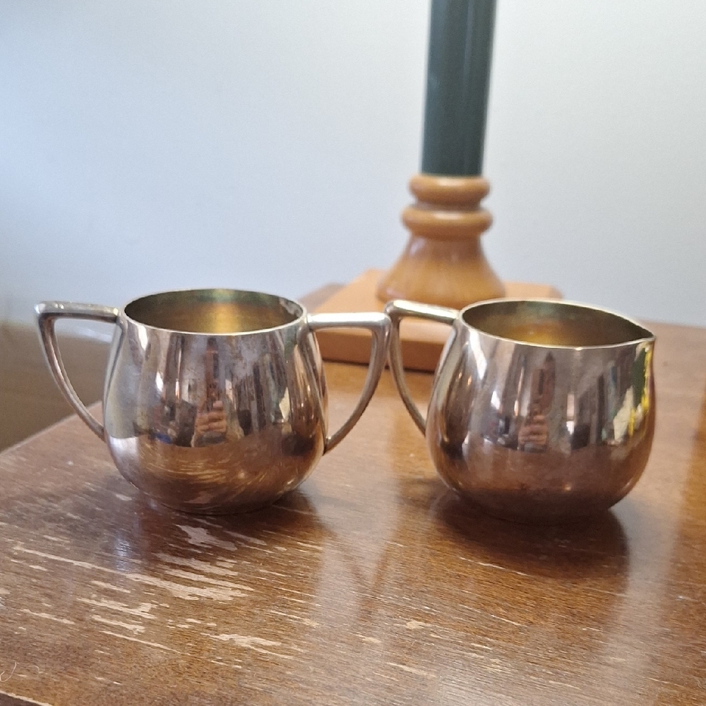 Elegant Silver Serveware Set